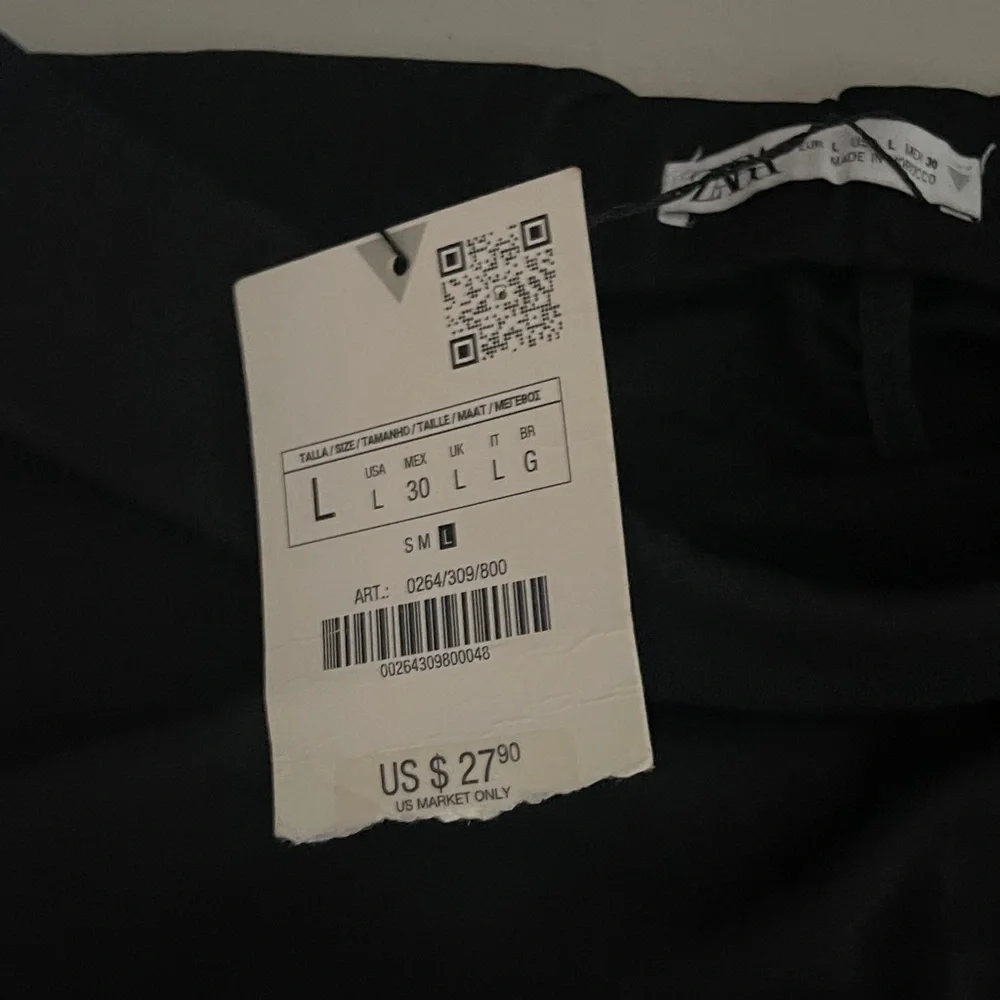 Zara Black Mini Skirt